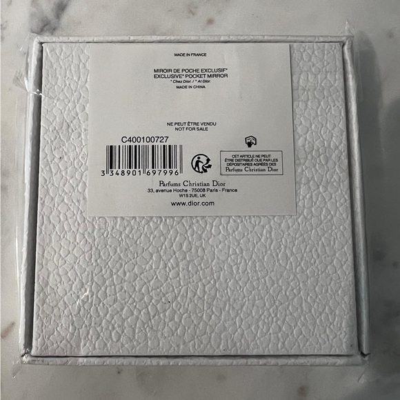 NEW Christian Dior Double-Sided Compact Mirror Pink Toile de Jouy Tiger Print - Picture 14 of 14